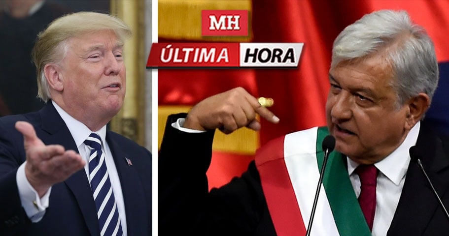 AMLO dice que la disputa por el muro en EE.UU. es un «asunto interno»