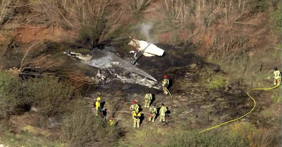 Identifican a hispanos dentro de los fallecidos en accidente aéreo en California