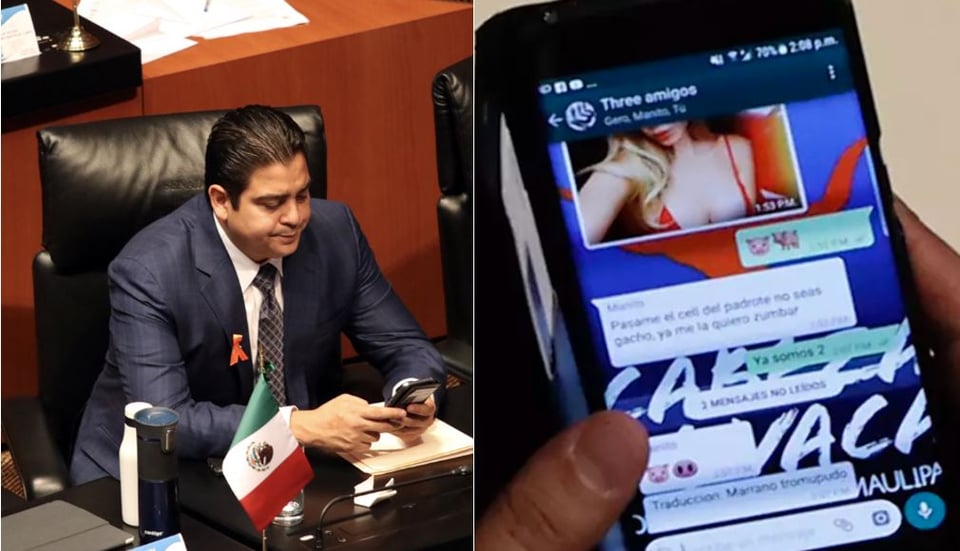 Senador mexicano sorprendido en chat obsceno se disculpa