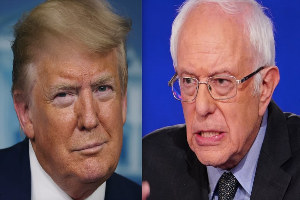 Donald Trump pide a los votantes de Bernie Sanders que lo apoyen en las próximas elecciones (FOTO)