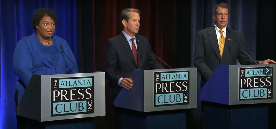 ¿Qué pasó en el debate de los candidatos a la gobernación de Georgia?