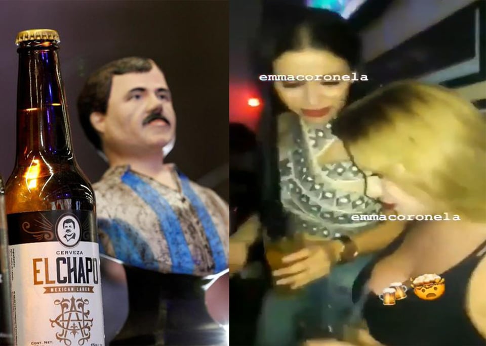 Resurge vídeo de Emma Coronel bailando mientras sacan cerveza «El Chapo»