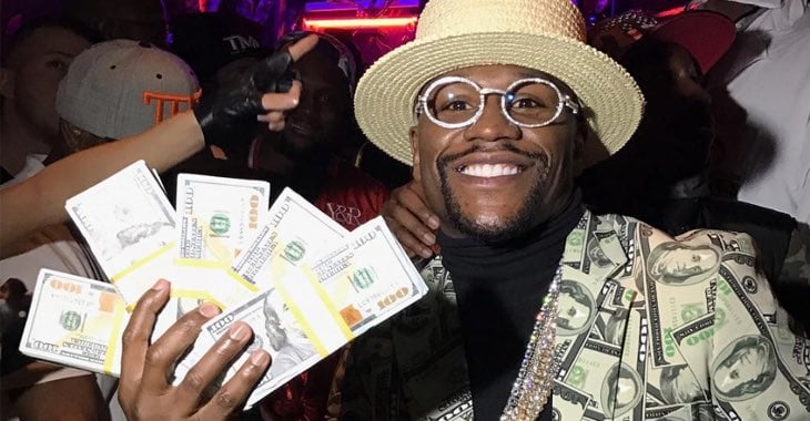Aseguran que Floyd Mayweather gastó 2,000 dólares en tickets de Mega Millions