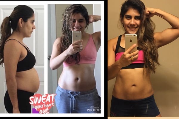 Después del embarazo, mamá hispana bajó de peso en 21 días