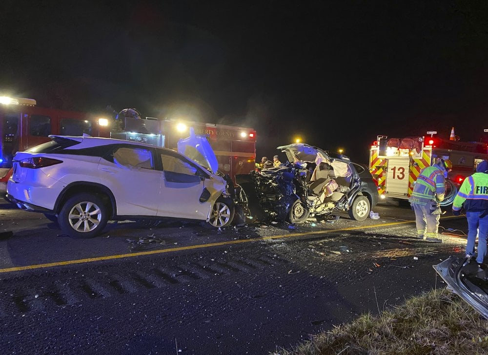 Mueren seis personas accidente Georgia