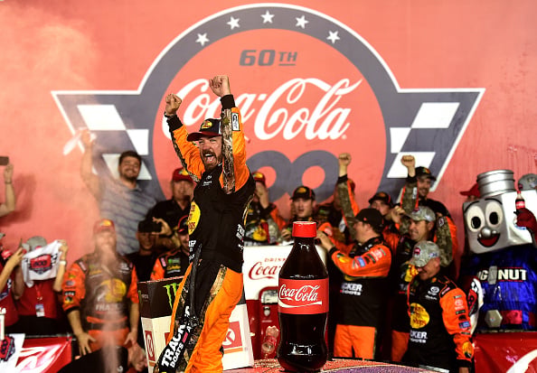 Martin Truex Jr. ganó la Coca-Cola 600 en el Charlotte Speedwa