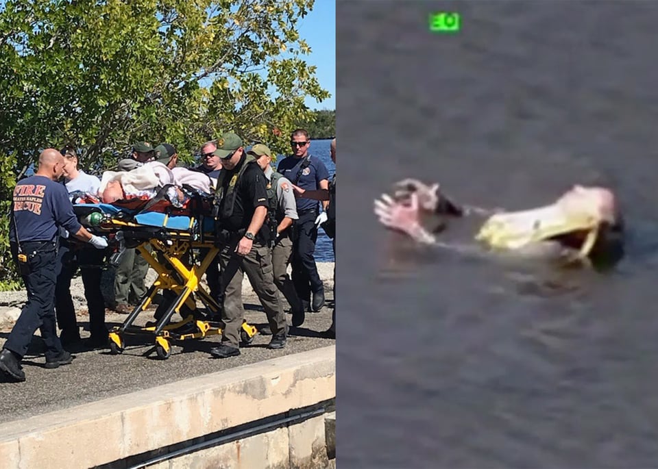 Rescatan a hombre desaparecido en pantanal de Florida gracias a su celular (FOTOS Y VIDEO) featured image