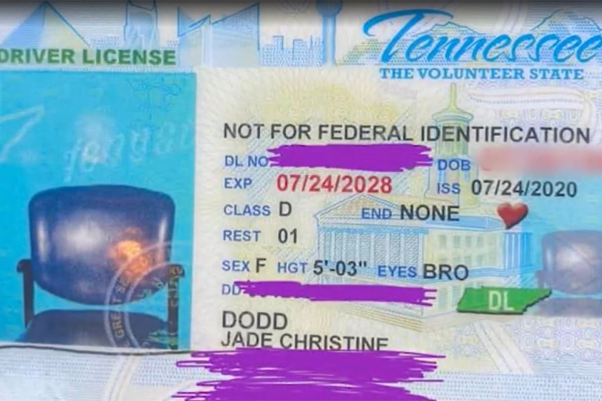 Mujer Tennessee foto licencia