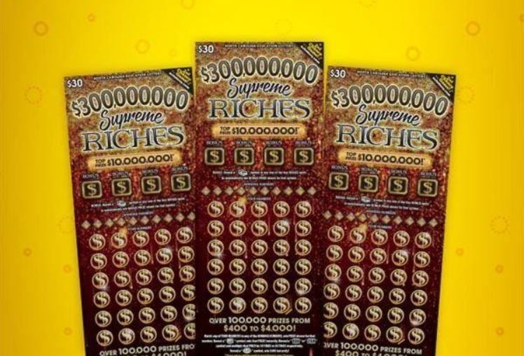 Afortunado jugador se gana $10 millones de ‘rasca y gana’ en Carolina del Norte