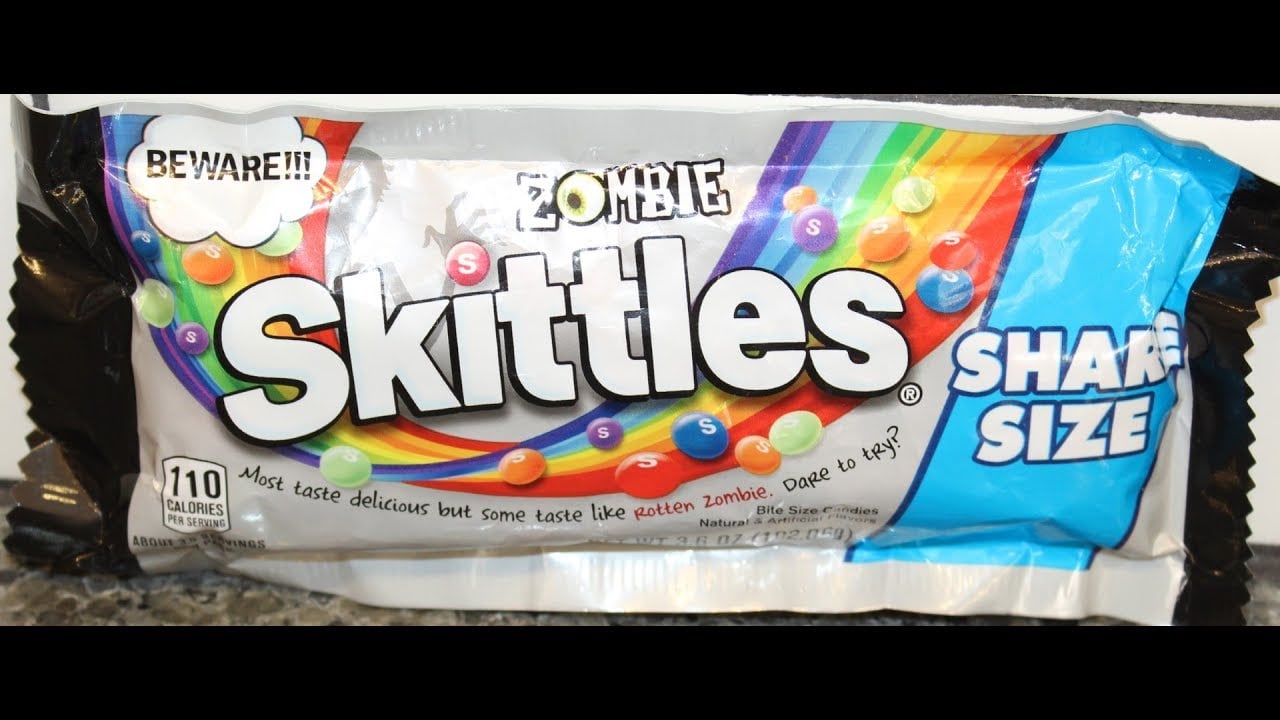 Zombie Skittles para Halloween saben a «carne podrida» ¿Te atreves a probar?
