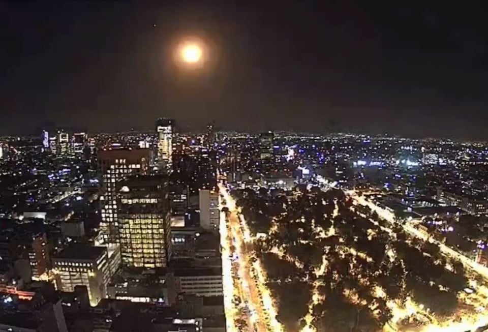 Captan meteorito en México