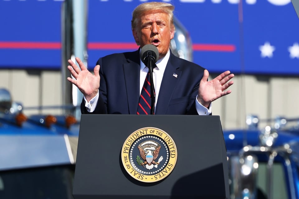 Trump intenta robar protagonismo a Joe Biden en Pensilvania