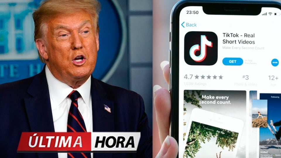 Trump firma orden ejecutiva para prohibir negocios con TikTok a partir de 45 días