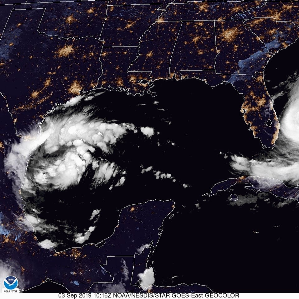 Se forma la tormenta tropical Fernand en el Golfo de México