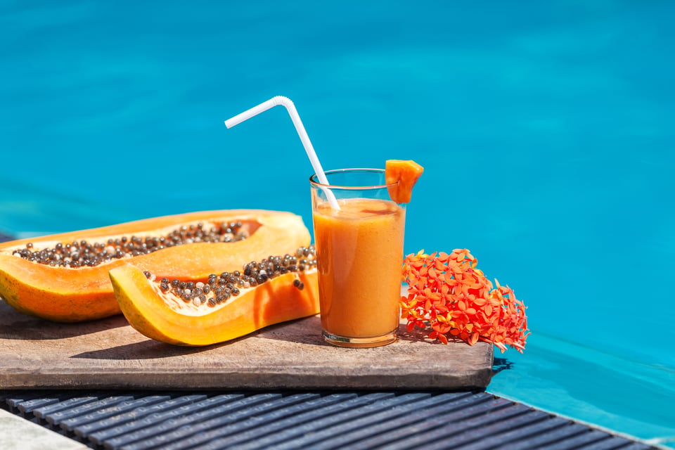papaya, fruta, bebida, salud, MundoNOW