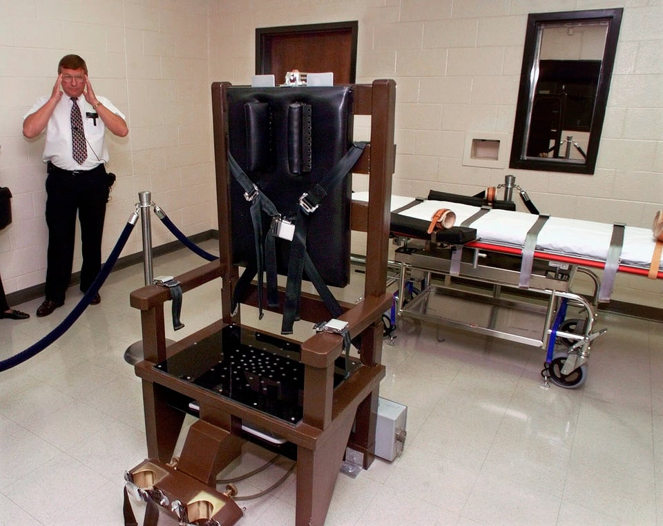 Tennessee vuelve a la silla eléctrica para ejecutar a reo por doble asesinato