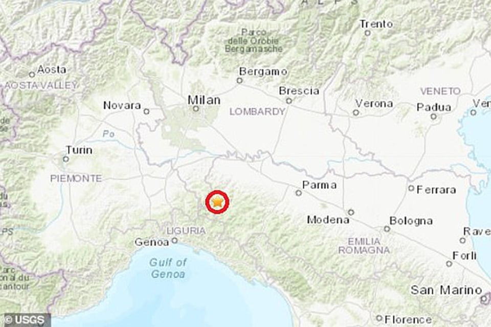 Terremoto sacude región epicentro de la crisis del coronavirus en Italia
