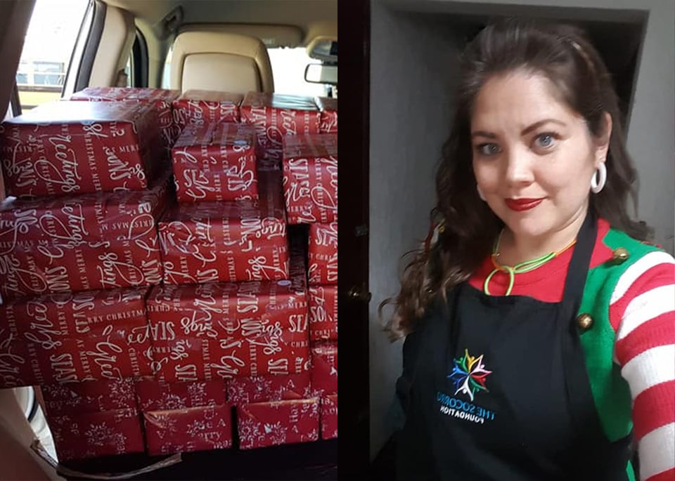 Texana detenida en México dice que volverá para dar regalos a migrantes