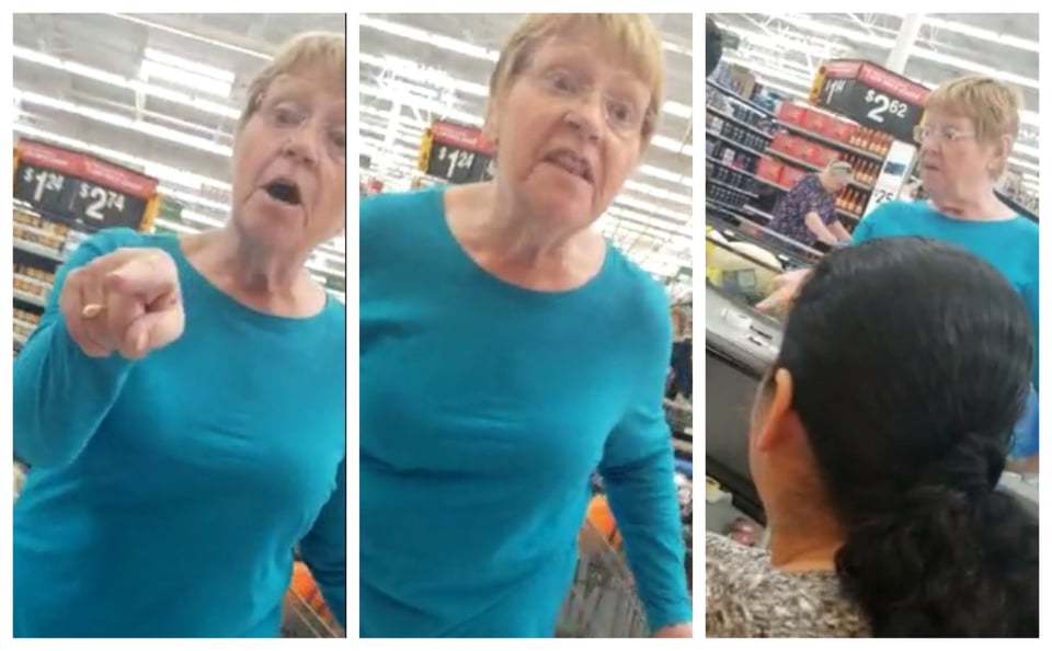 «Vete de mi Walmart, yo pago impuestos en este país y tú no» (VIDEO)