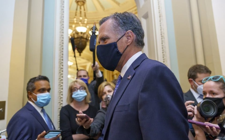 Mitt Romney dijo que considerará nominado a la Corte Suprema propuesto por Trump