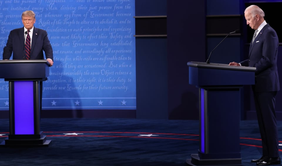 Primer debate: Trump y Biden se ven las caras por primera vez antes de las elecciones 2020