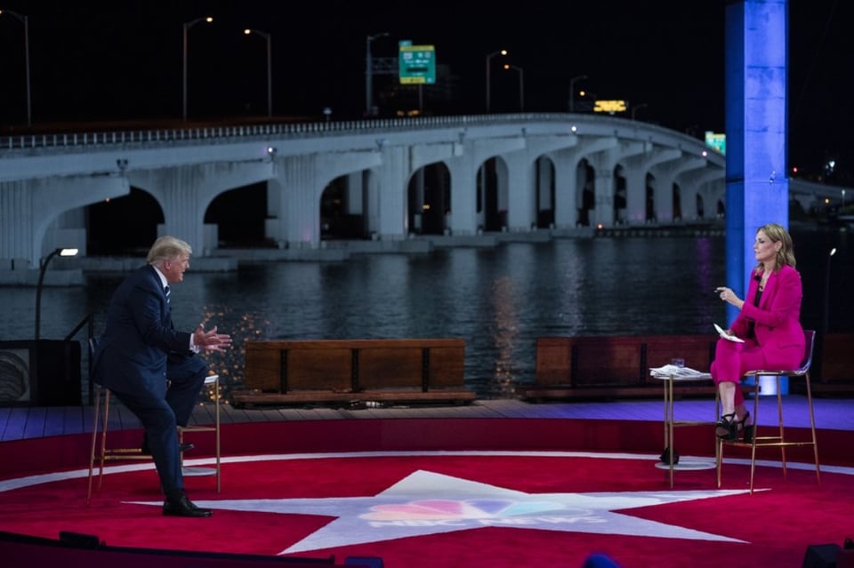 Trump pelea con Savannah Guthrie y asegura no recordar cuándo dio negativo por COVID-19