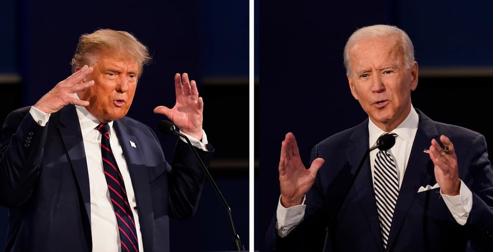 Aprueban regla para apagar micrófonos de Trump y Biden en partes del nuevo debate