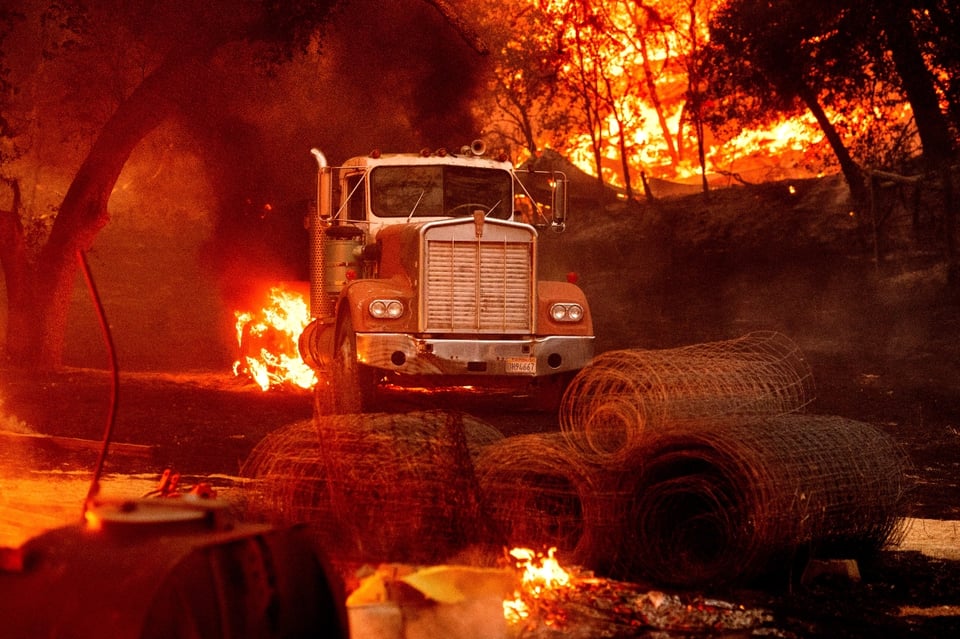 Alerta por peligro extremo de incendio en California