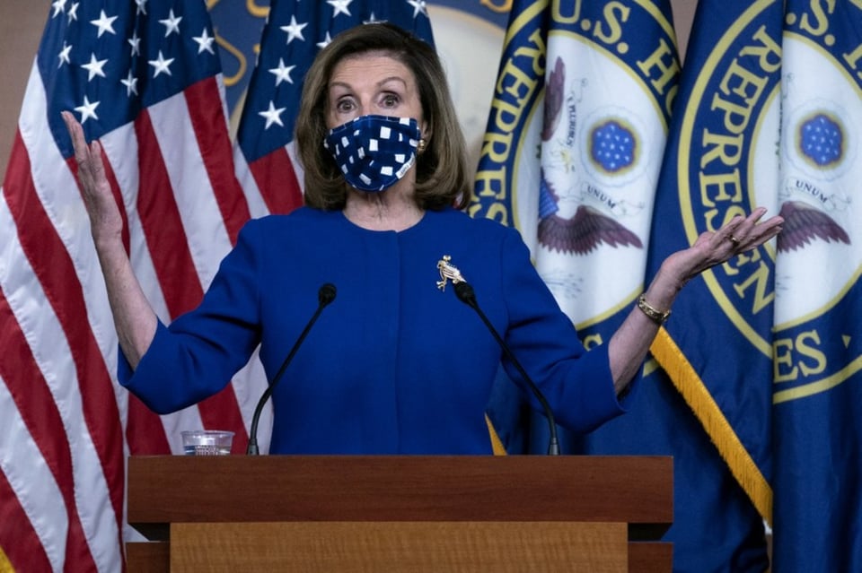 Pelosi asegura que no renunciará a un segundo paquete de ayuda antes de las elecciones