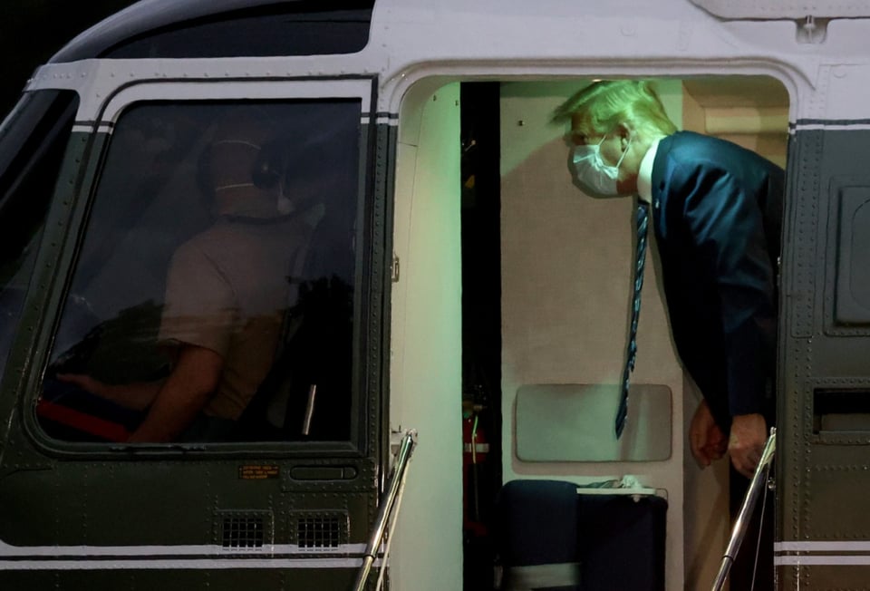 Trump no muestra síntomas de coronavirus, dice su médico personal