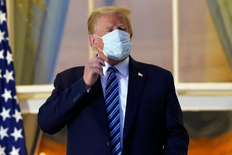 ÚLTIMA HORA: Trump sin riesgo de contagio, según su doctor