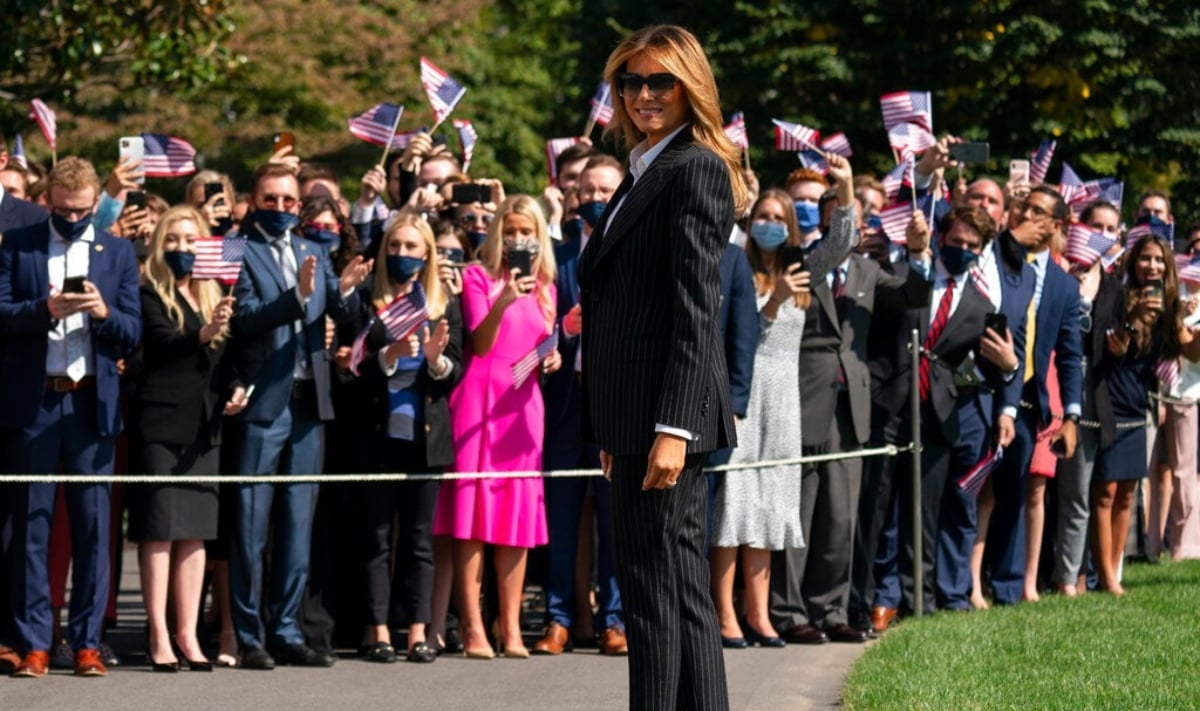 Melania Trump aún no aparece en público tras contraer COVID