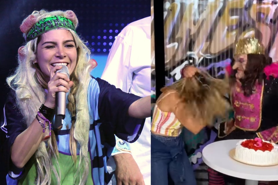 ¿El sueño de muchas? Karla Panini recrea video de las niñas del pastel y ¡la desgreñan!