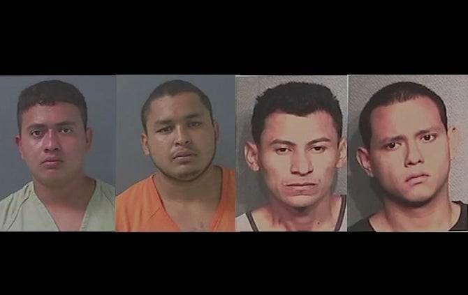 Pandilleros de la MS 13 enfrentan la pena de muerte por un asesinato a machetazos (FOTOS)