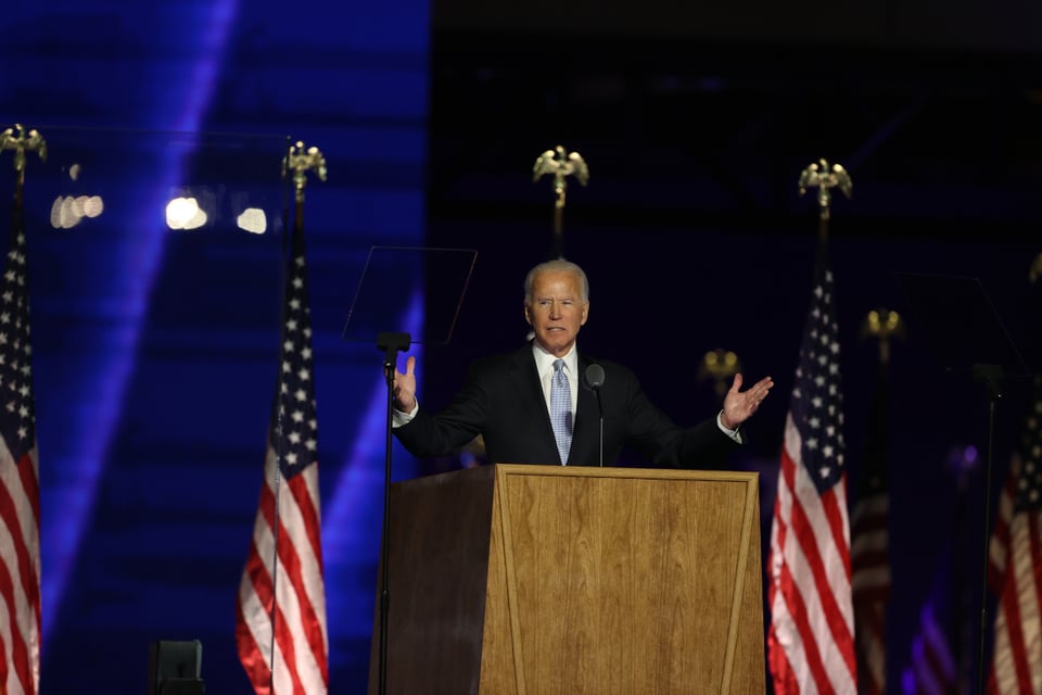 Primer discurso de Joe Biden como presidente electo (VIDEO)