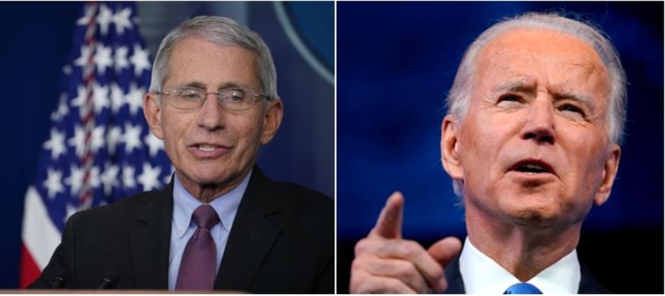 Fauci está de acuerdo con Biden al decir que lo peor de la pandemia “está por venir”