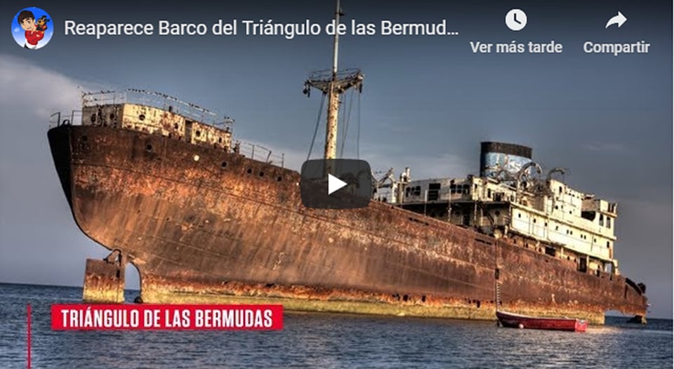 Reaparece barco perdido en el Triángulo de las Bermudas 90 años después ¿qué sucedió?