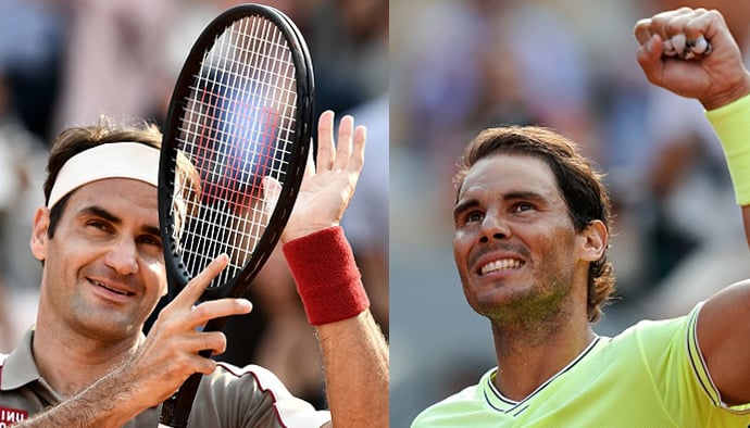 Roger Fereder y Rafael Nadal acuden a su cita en semifinales
