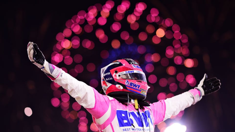 Sergio Checo Pérez gana su primer premio en Fórmula 1