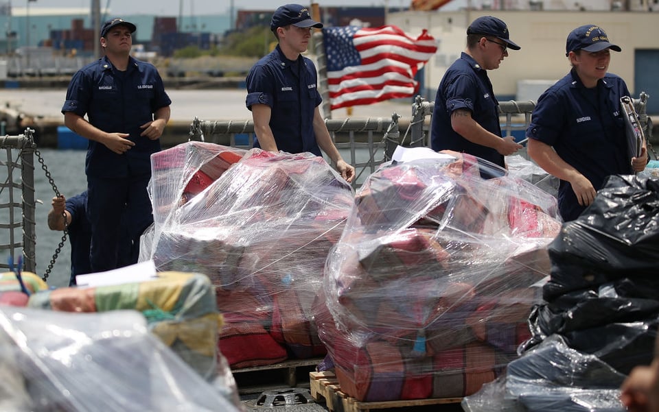 EE.UU. decomisa 15 mil kilos de cocaína provenientes del Pacífico