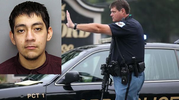 Acusan a joven hispano de atentar contra un policía