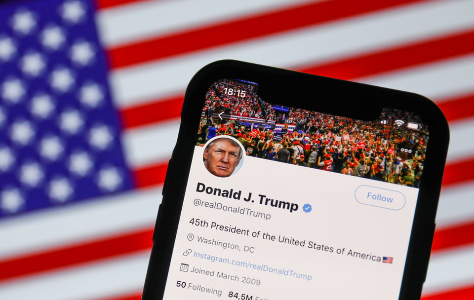 Twitter limita brevemente tuits de Trump sobre elecciones ‘robadas’