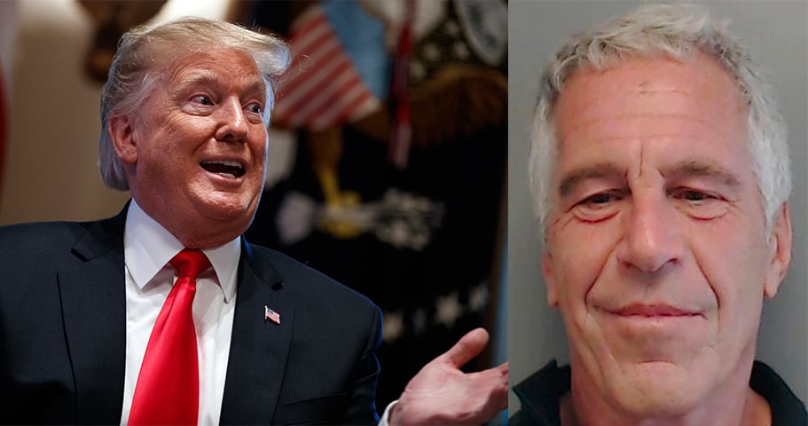 Filtran video de Trump junto a Jeffrey Epstein en una fiesta en 1992 (VIDEO)