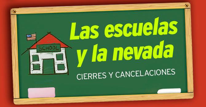 Anuncian cierre de escuelas ante tormenta de nieve (FOTO)
