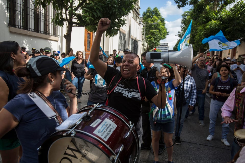 Guatemala: Protestan contra pacto de “país seguro” con EE.UU.