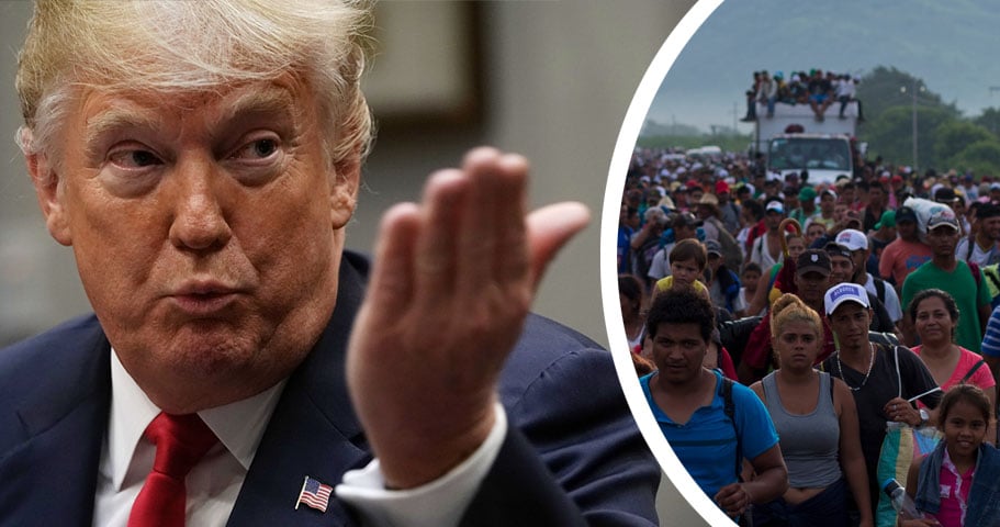 EE.UU. no tolerará “invasión” de migrantes: Trump