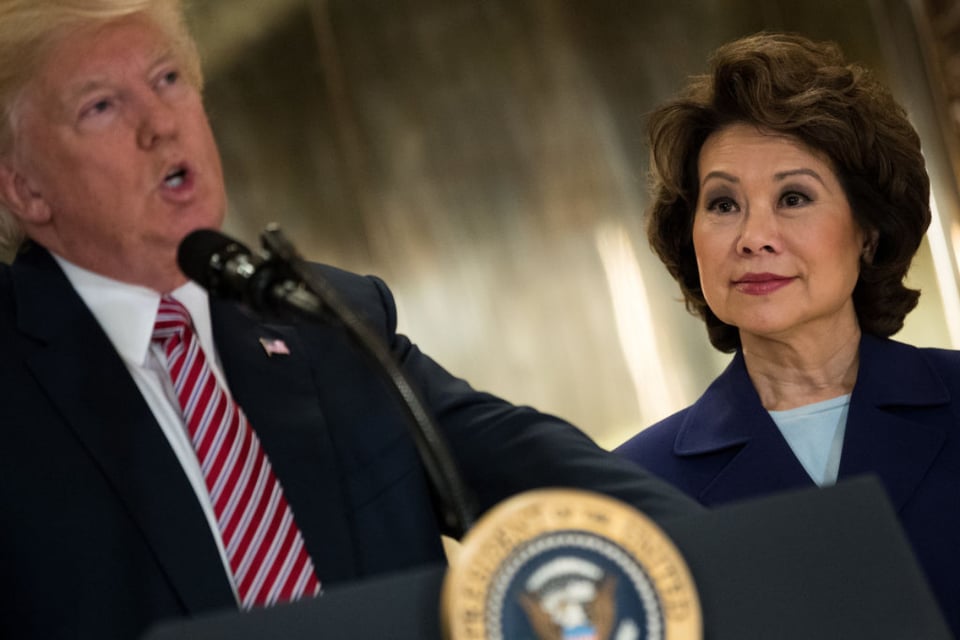 Secretaria del Transporte, Elaine Chao, es la primera renuncia de Trump tras ataque a Capitolio