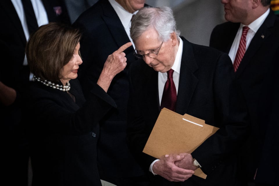 Buscan retrasar juicio político para Trump y presentan artículo de impeachment contra Biden