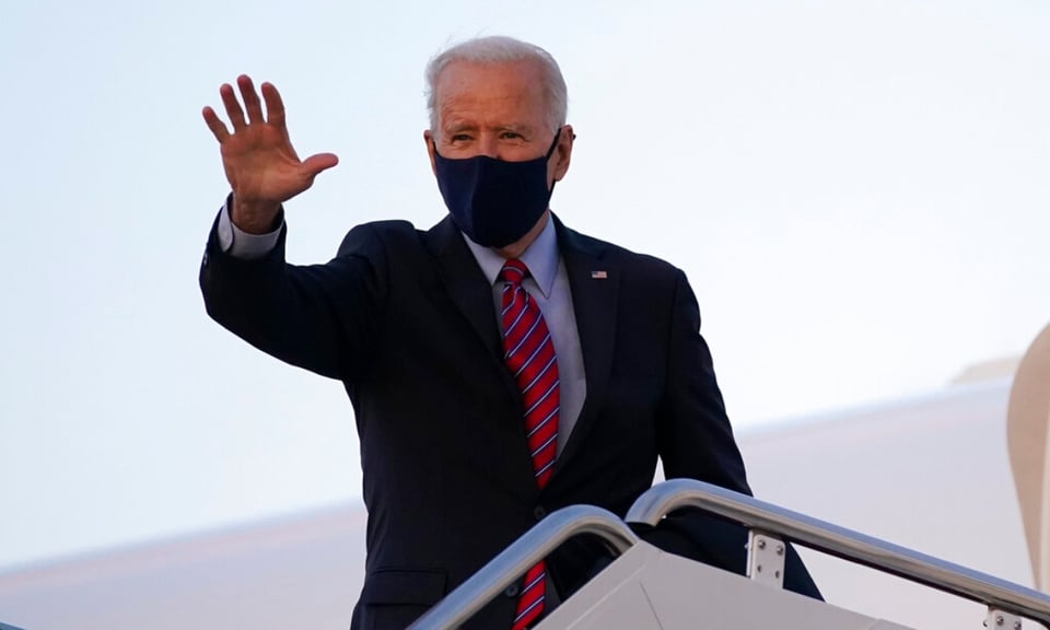 Biden regresa a Delaware; mudarse está en su lista de tareas del fin de semana