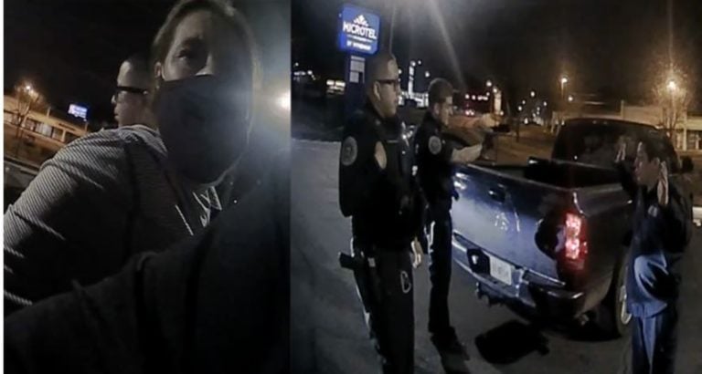 Crónica: Policía intercepta a pareja latina justo al entrar al motel